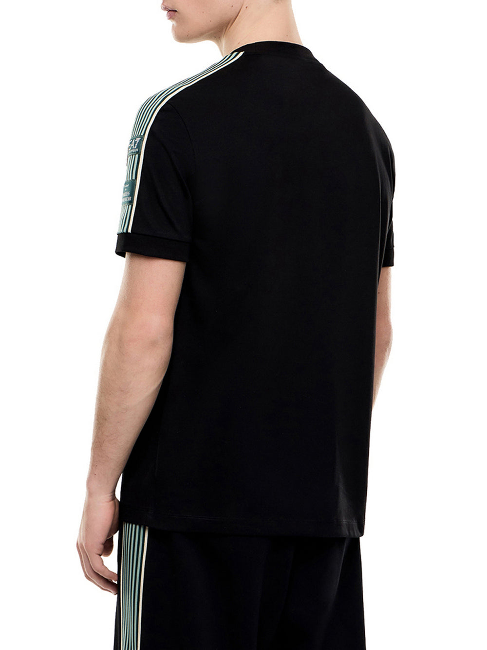 Ea7 T-Shirt Ea7 Logo Series In Cotone - Nero