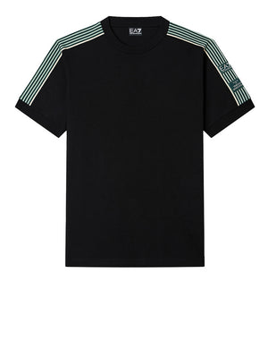 Ea7 T-Shirt Ea7 Logo Series In Cotone - Nero
