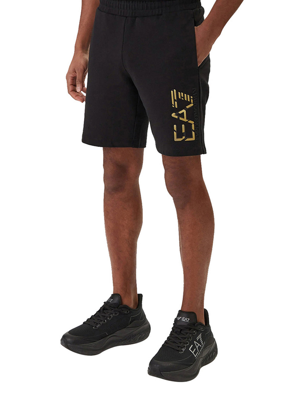 Ea7 Shorts Ea7 - Nero/Oro