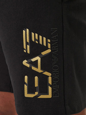 Ea7 Shorts Ea7 - Nero/Oro