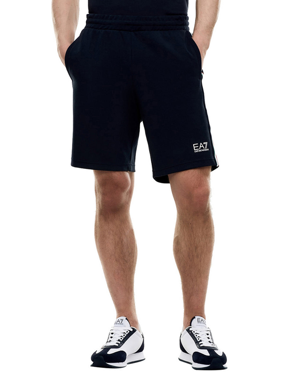 Ea7 Bermuda Ea7 In Cotone - Blu