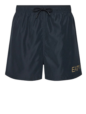 Ea7 Costume Swimming Trunk Active Ea7 - Nero/Oro