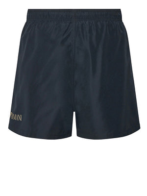 Ea7 Costume Swimming Trunk Active Ea7 - Nero/Oro