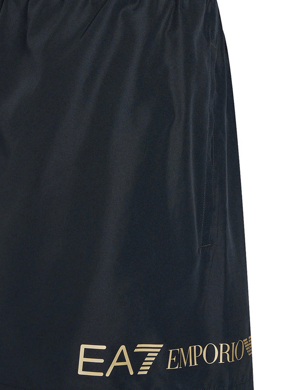 Ea7 Costume Swimming Trunk Active Ea7 - Nero/Oro