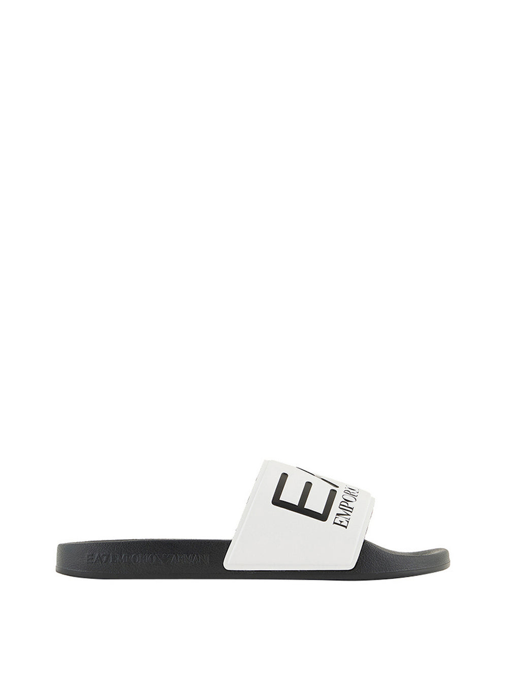 Ea7 Ciabatte Ea7 Con Maxi Logo - Nero/Bianco