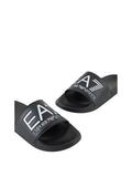 Ea7 Ciabatte Ea7 Con Maxi Logo - Nero