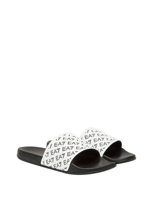 Ea7 Ciabatte Armani Exchange - Bianco/Nero