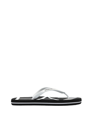 Ea7 Ciabatte Ea7 Con Logo - Nero/Bianco