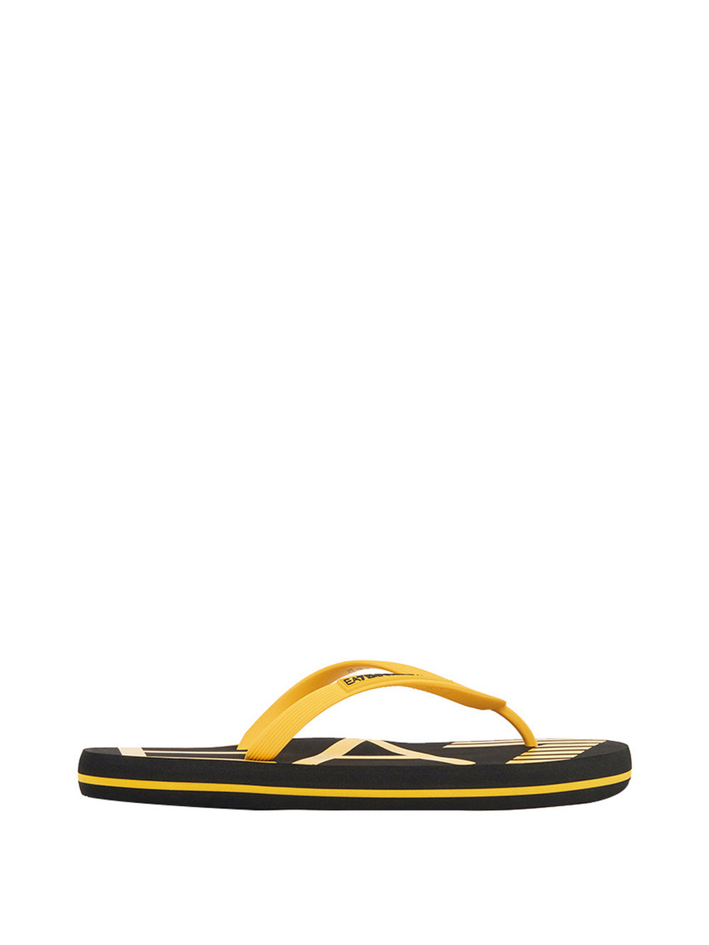 Ea7 Infradito Ea7 Con Logo - Nero/Giallo