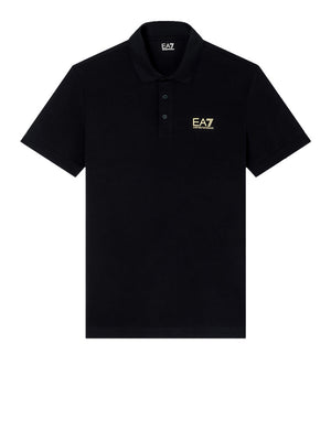 Ea7 Polo Ea7 Core Identity - Nero/Oro