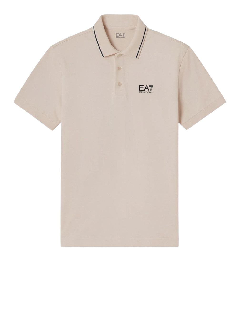 EA7 Polo Ea7 Logo Frontale - Beige
