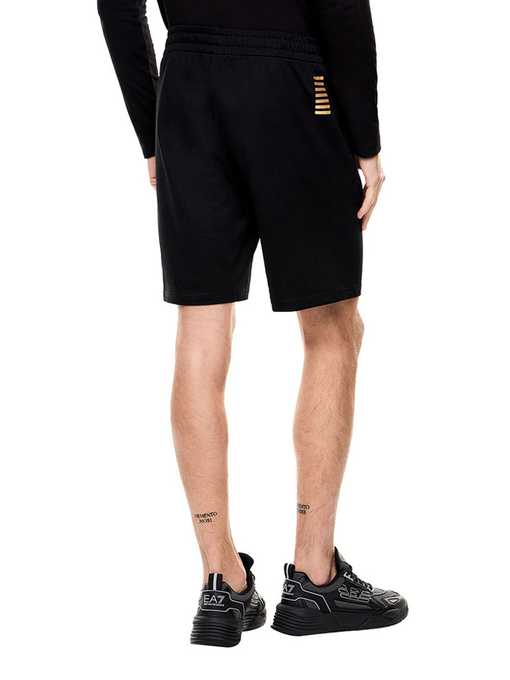 Ea7 Bermuda Ea7 In Cotone - Nero/Oro