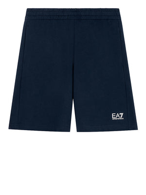Ea7 Bermuda Ea7 In Cotone - Blu