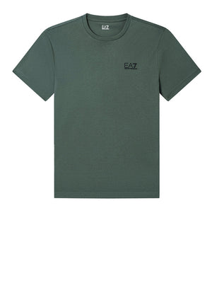 Ea7 T-Shirt Ea7 Core Identity In Cotone Pima - Verde