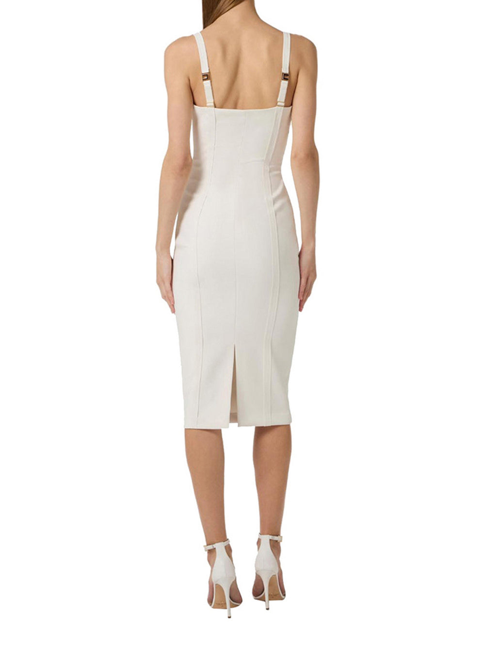 Elisabetta Franchi Abito Elisabetta Franchi Con Top Bustier - Avorio