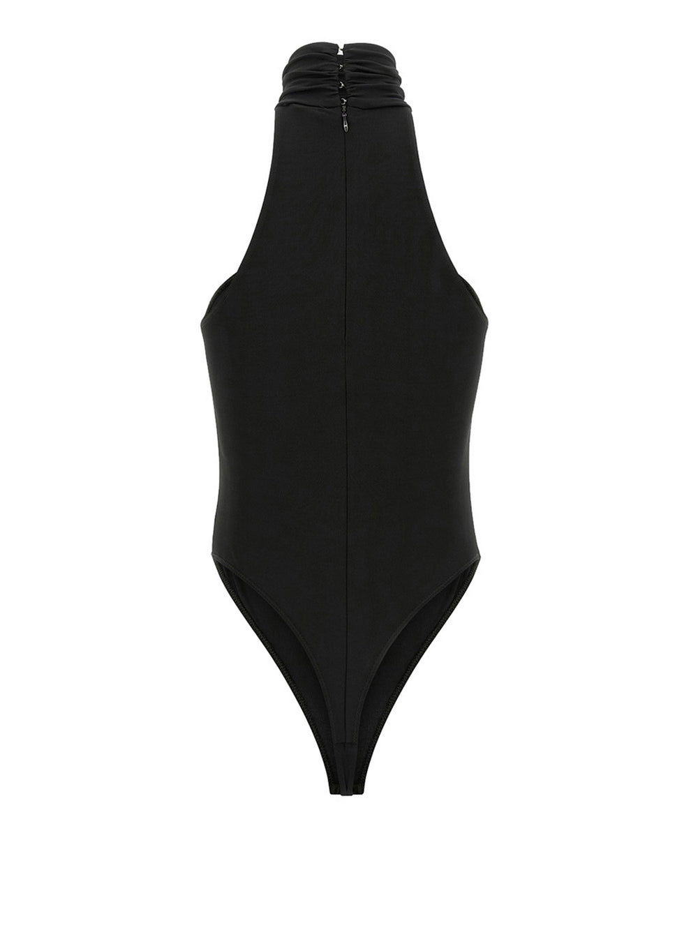 Elisabetta Franchi Body Elisabetta Franchi In Jersey Crêpe Con Dettaglio Gioiello - Nero