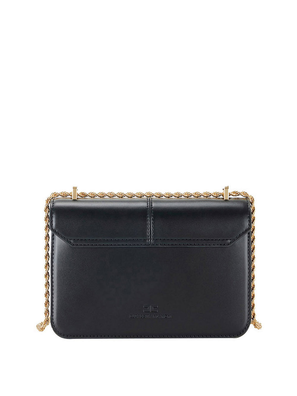 Elisabetta Franchi Borsa A Tracolla Elisabetta Franchi Con Dettaglio Logo - Nero