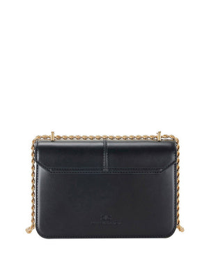 Elisabetta Franchi Borsa A Tracolla Elisabetta Franchi Con Dettaglio Logo - Nero