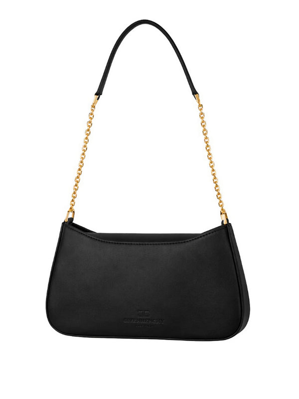 Elisabetta Franchi Borsa a Spalla Elisabetta Franchi Con Dettaglio Logo - Nero