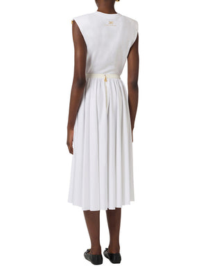 Elisabetta Franchi T-shirt Elisabetta Franchi in jersey con nodo Gesso