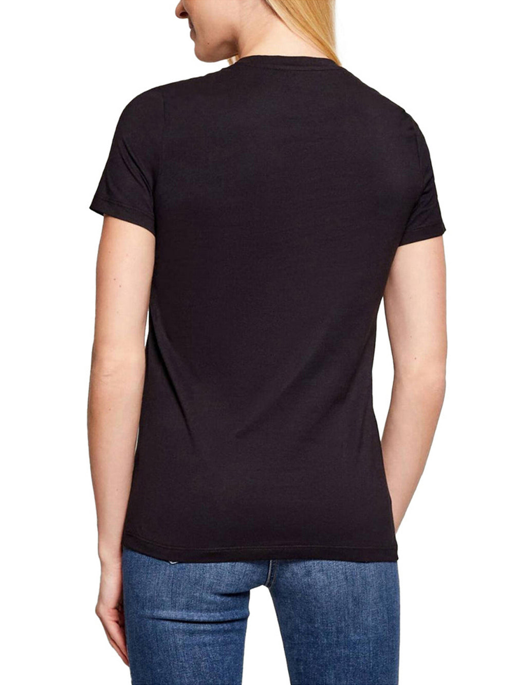 Elisabetta Franchi T-shirt In Jersey Elisabetta Franchi Con Logo Ricamato - Nero