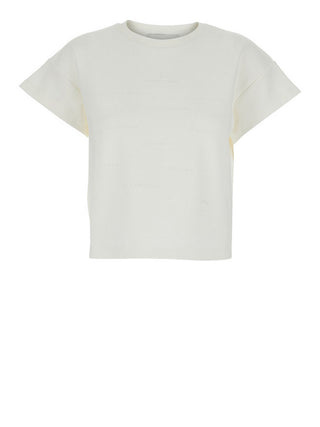 Elisabetta Franchi T-shirt Elisabetta Franchi Jersey Con Lettering Print - Bianco