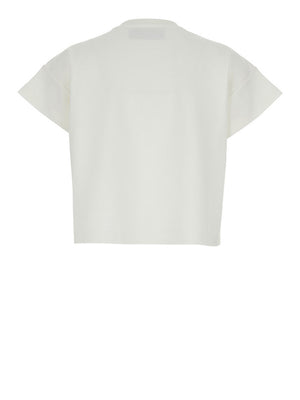 Elisabetta Franchi T-shirt Elisabetta Franchi Jersey Con Lettering Print - Bianco