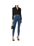ELISABETTA FRANCHI 1USCITA Jeans Skinny Elisabetta Franchi Con Dettaglio Logo - Denim