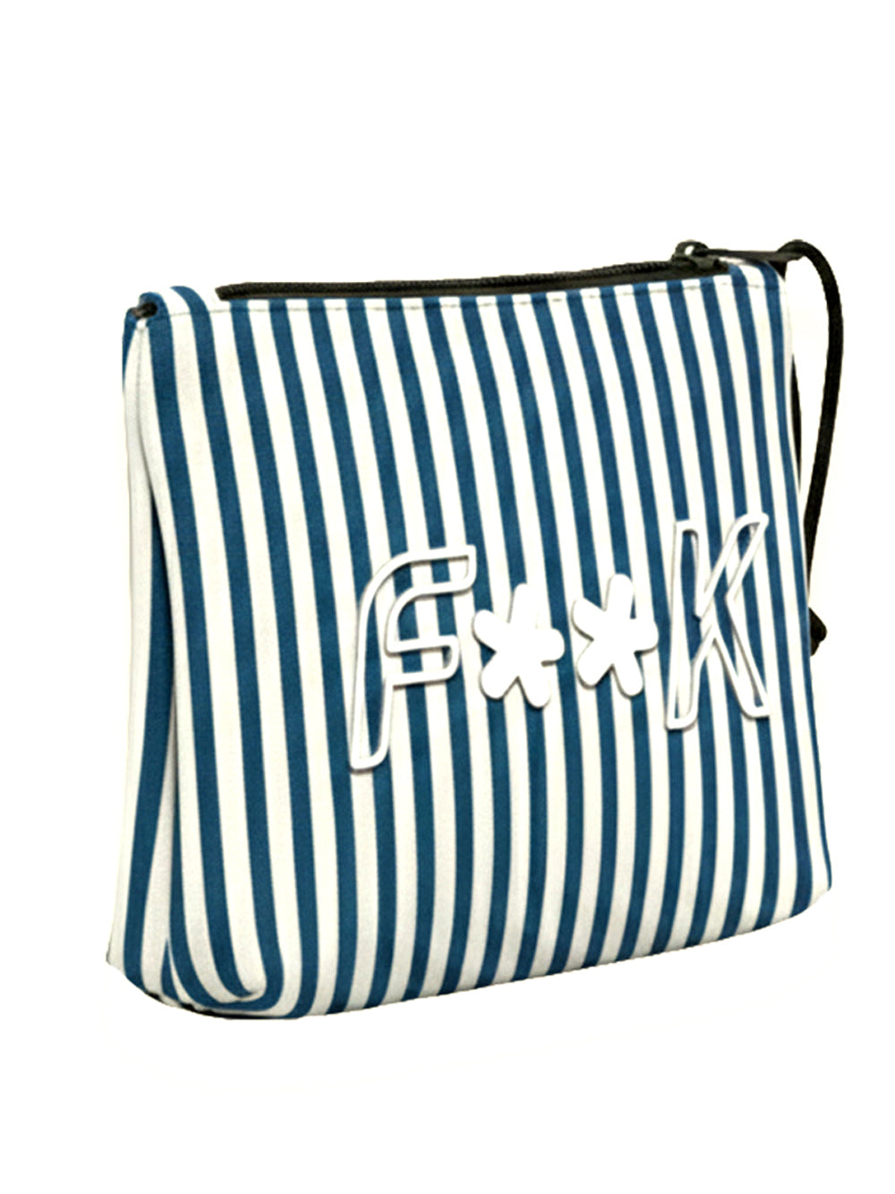 F**K Regular Pochette F**K - Bianco/Blu