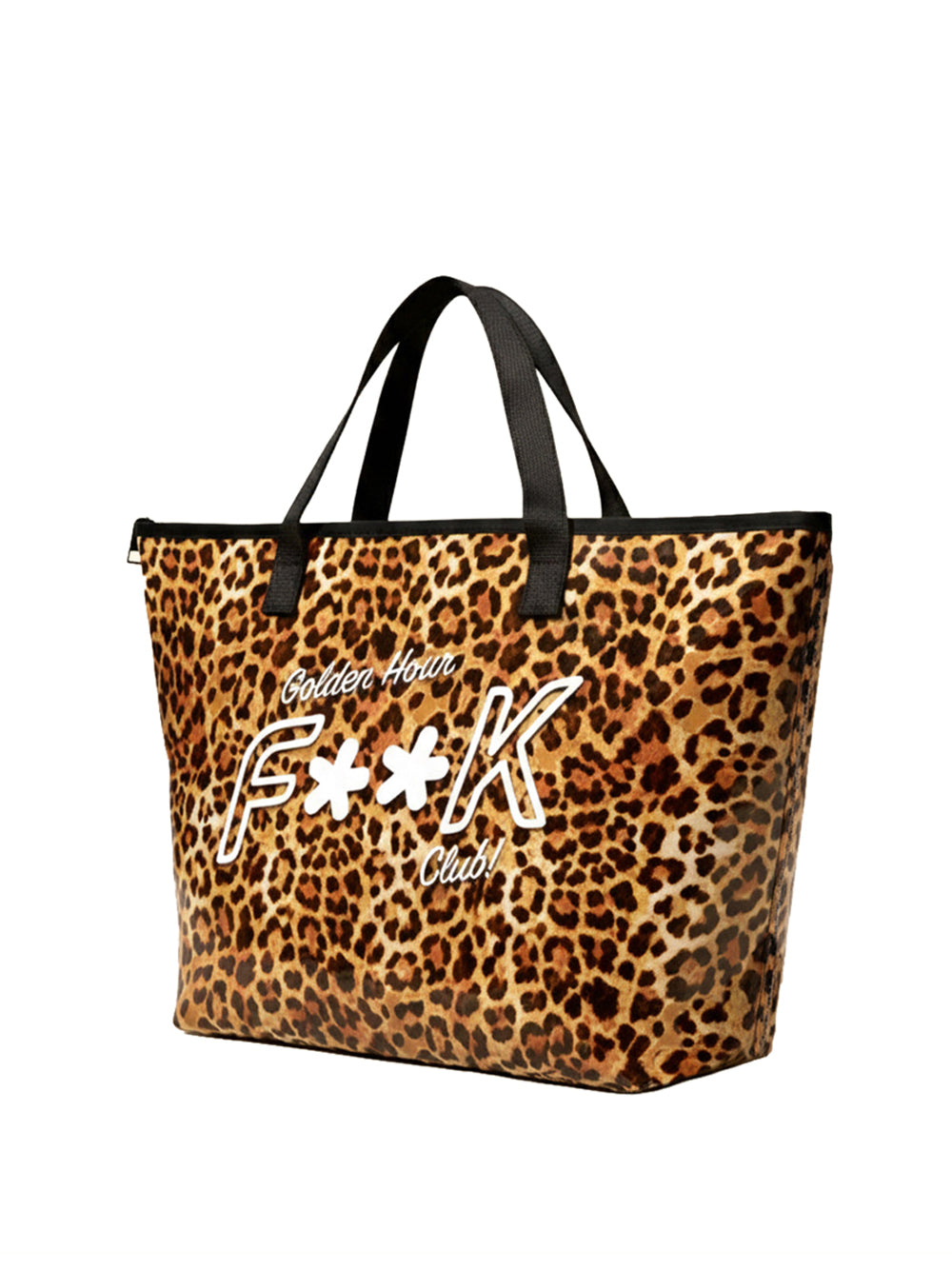 F**K Maxi Beachbag Eco Pvc F**K - Leopardato