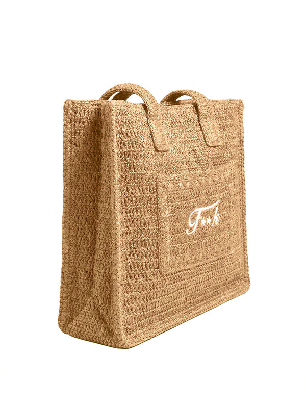 F**K Borsa a Mano Tote F**K - Beige