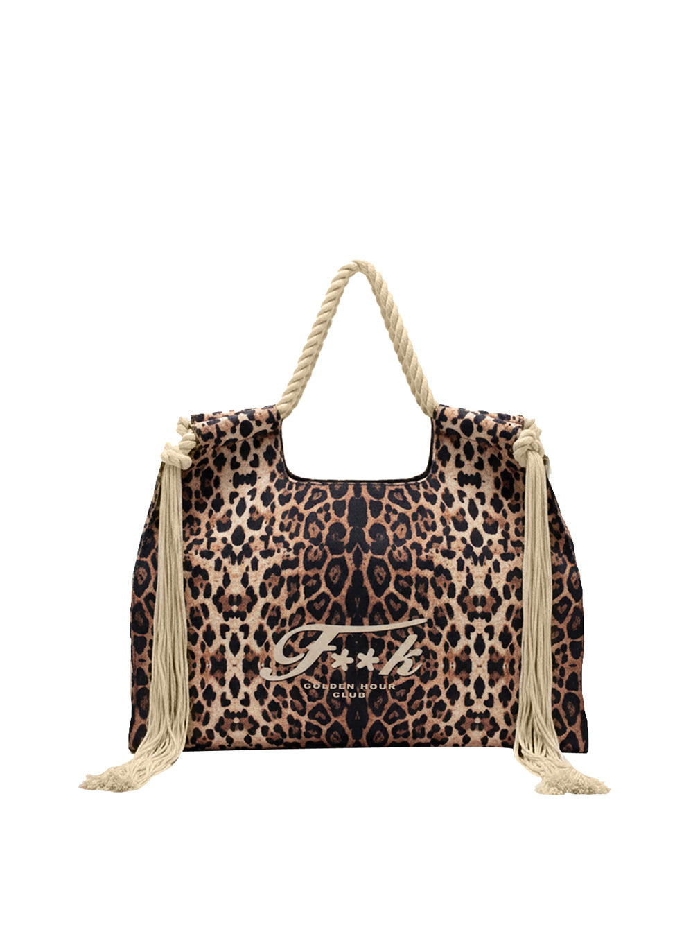 F**K Maxi Bag F**K - Leopardato