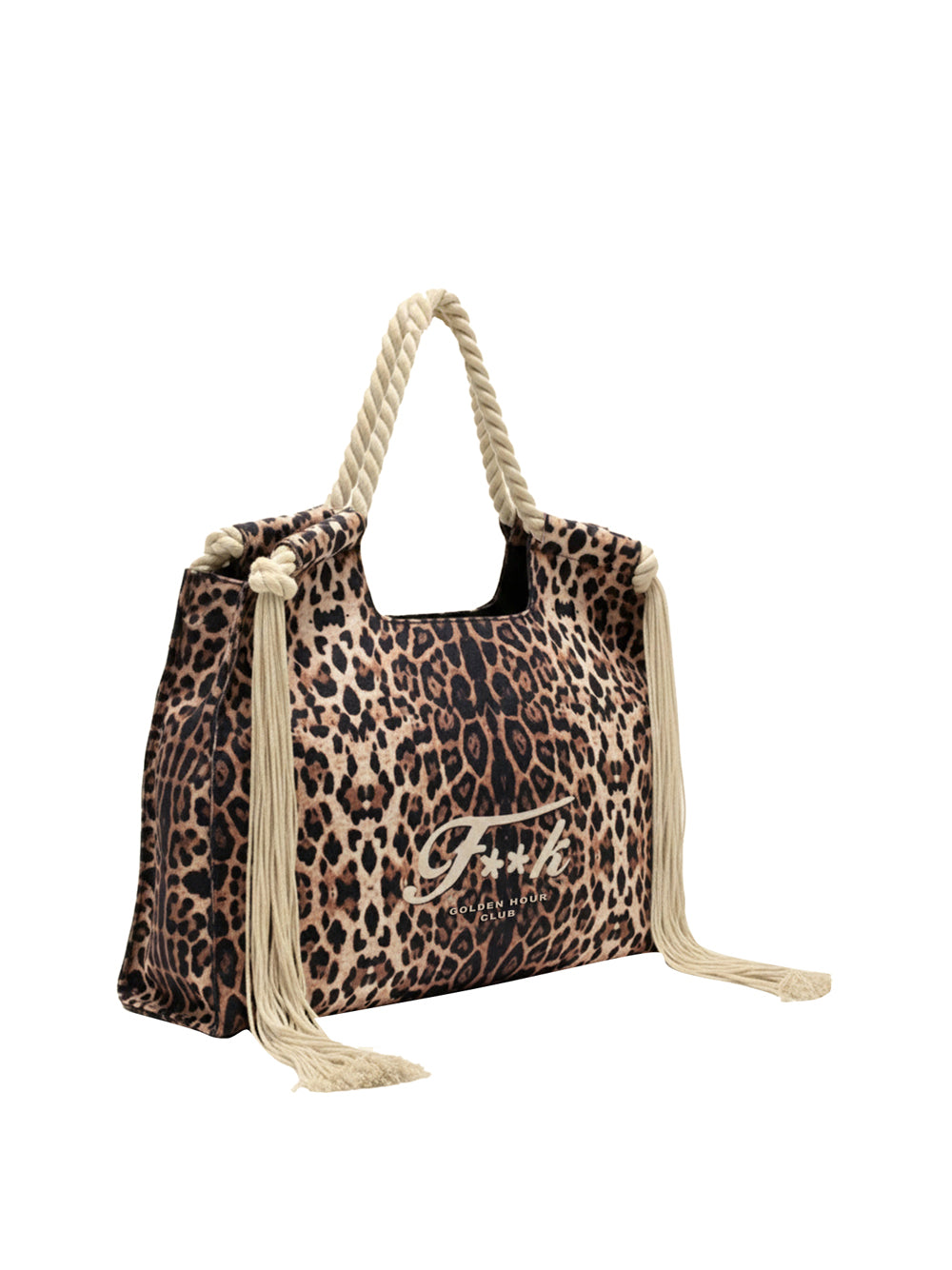 F**K Maxi Bag F**K - Leopardato