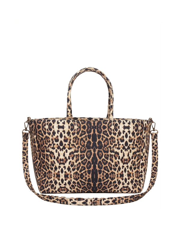 F**K Borsa a Mano Da Mare F**K - Leopardato