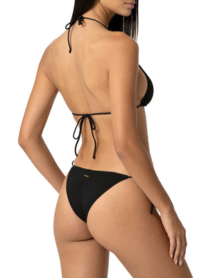 F**K Bikini Triangolo E Slip Regolabile F**K - Nero
