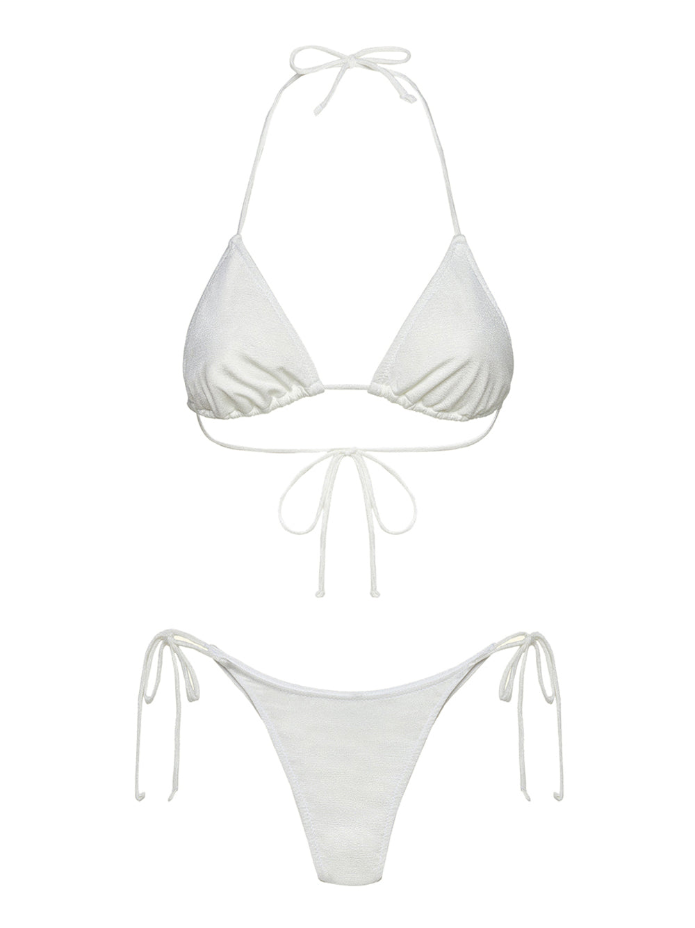 F**K Bikini Triangolo E Slip Regolabile F**K - Bianco