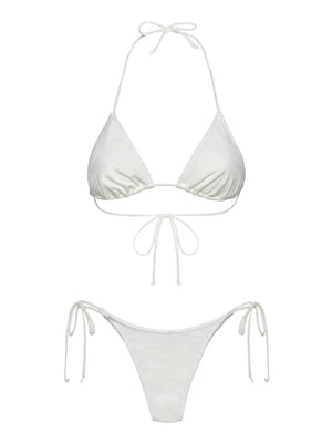 F**K Bikini Triangolo E Slip Regolabile F**K - Bianco