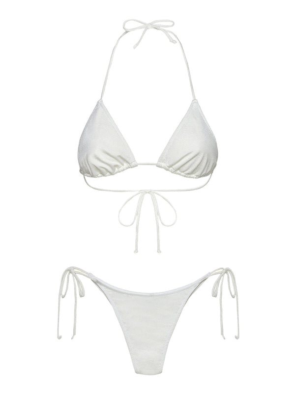 F**K Bikini Triangolo E Slip Regolabile F**K - Bianco