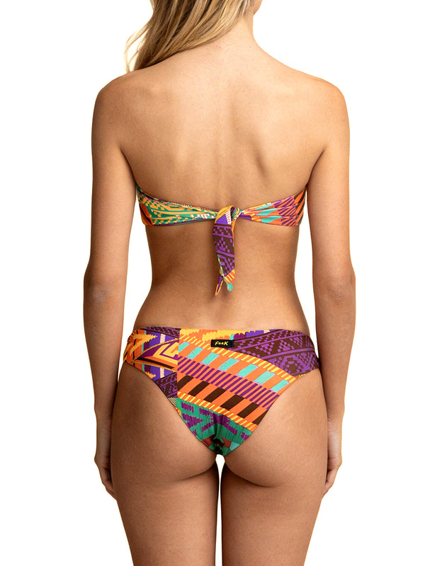 F**K Bikini Fascia A V Con Slip Fisso - Fantasia