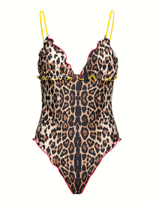 F**K Monokini F**K - Leopardato