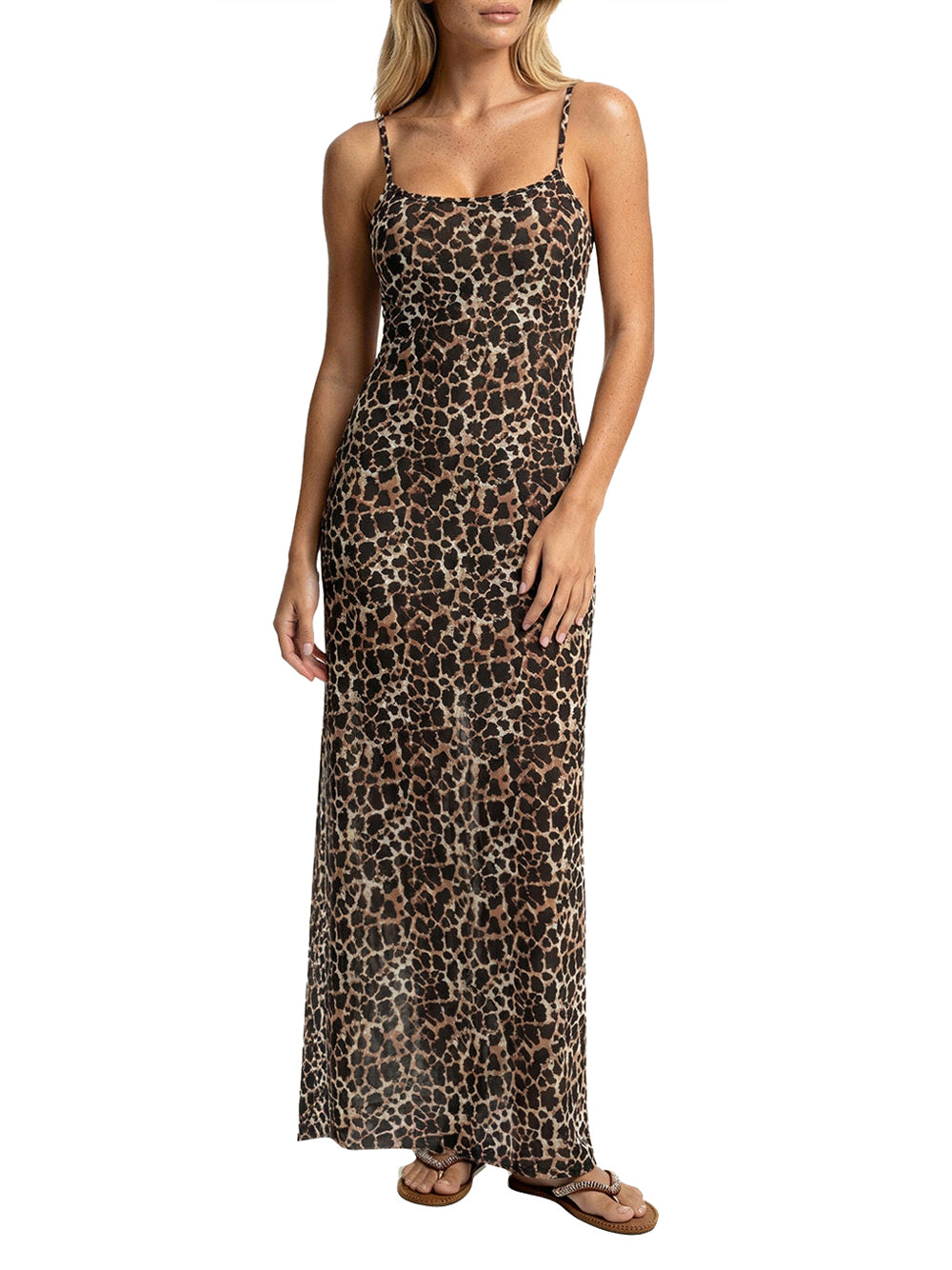 F**K Vestito Lungo F**K - Leopardato