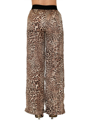 GAELLE PARIS Pantalone Palazzo Pantalone Donna GAABW09301 - Maculato