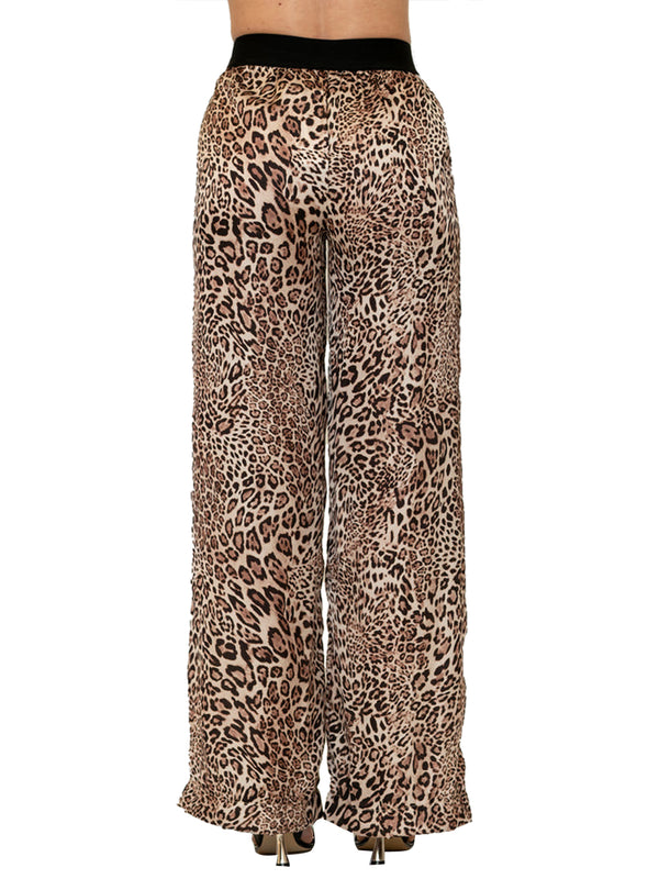 GAELLE PARIS Pantalone Palazzo Pantalone Donna GAABW09301 - Maculato