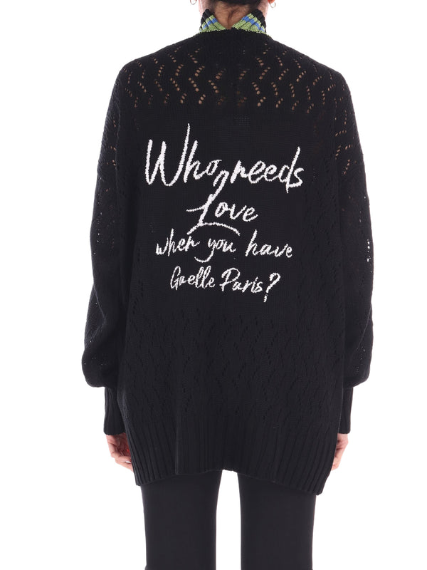 GAELLE PARIS Cardigan Gaelle Paris GAABW09461 Nero