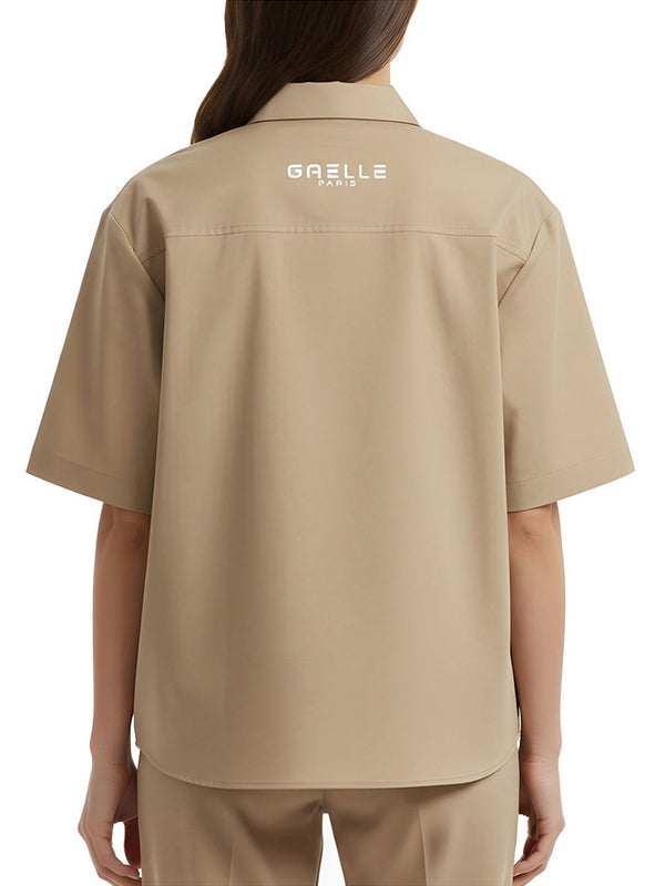 Gaelle Paris Camicia Gaelle Paris Over Mezza Manica Safari