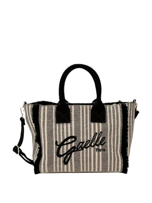 GAELLE PARIS Gaelle Paris Maxi Shopper Ricamo Firma GAACW03191 Nero