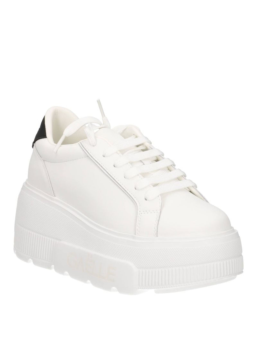 GAELLE PARIS Sneakers Gaelle Paris Addict Platform In Action Bianco