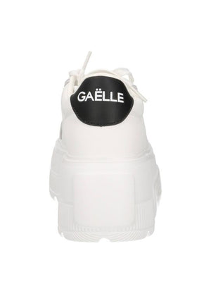 GAELLE PARIS Sneakers Gaelle Paris Addict Platform In Action Bianco