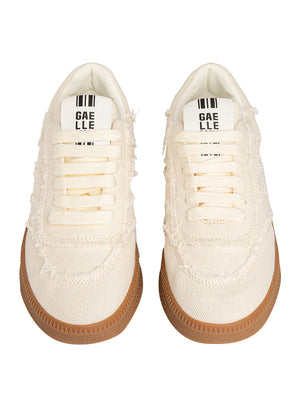 GAELLE PARIS Sneakers Skaters In Canvass Gaelle Paris - Beige