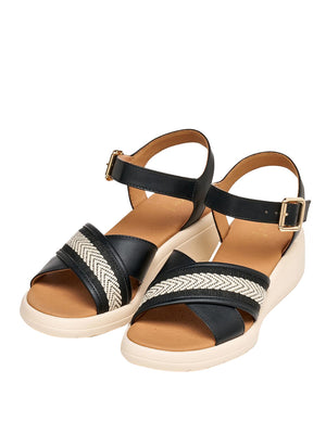 GEOX Sandalo Geox Meliconia - Nero